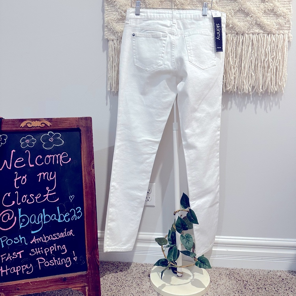 ❤️Jessica Simpson white Skinny Forever Jeans size 29 Regular - Picture 2 of 3